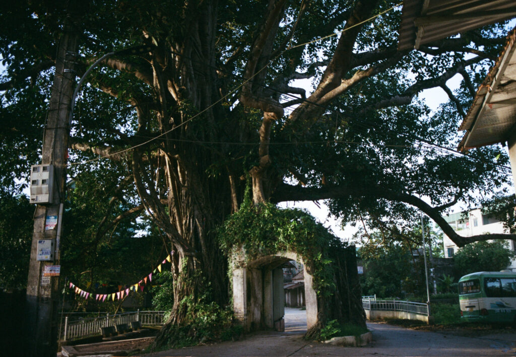 Old Village Gate at Hồng Phong Commune, Chương Mỹ District, Hanoi